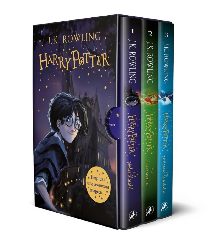Harry Potter (Estuche Con: Harry Potter Y La Piedra Filosofal; Harry Potter Y La Camara Secreta; Harry Potter Y El Prisionero De Azkaban)