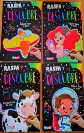 Raspa Y Descubre (4 Titulos Diferentes)