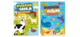 Libro Para Colorear: Diversion En La Granja, Diversion En El Oceano Bcvst3312