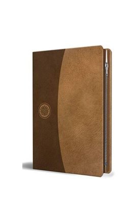 Biblia Reina Valera 1960 Letra Grande. Símil Piel Canela Con Cremallera