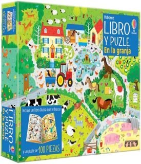 En La Granja, Libro Y Puzzle 100 Piezas - Aa.Vv.