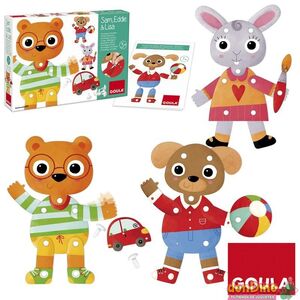 Juego Construye 3 Personajes Articulados