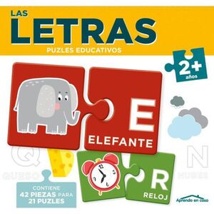 Aprendo En Casa Puzzle Educativo 2pz Letras Cpu015-1