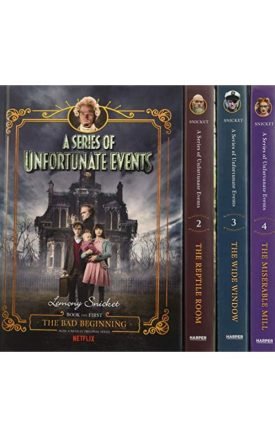 A Series Of Unfortunate Events #1-4 Netflix Tie-In Box Set - Lemony Snicket