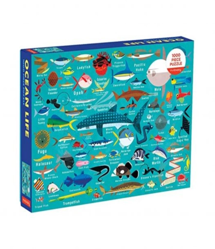 Ocean Life 1000 Piece Family Puzzle