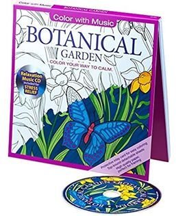 Botanical Garden Adult Coloring Book