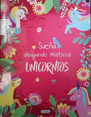 Sueña Dibujando Misticos Unicornios Rojo