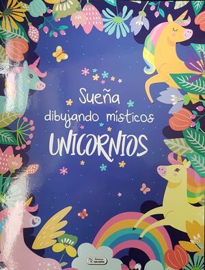 Sueña Dibujando Misticos Unicornios Azul