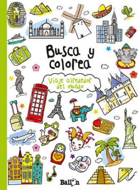 Busca Y Colorea- Viaje Alrededor Del Mundo - Vv.Aa.