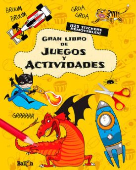 Gran Libro De Juegos Y Actividades - Amarillo - Ballon