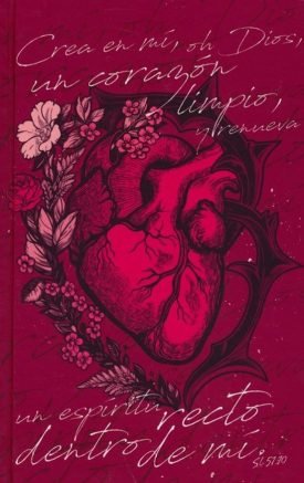 Biblia Reina Valera 1960 Letra Grande, Tapa Dura, Tamaño Manual Corazón (Rosada) - Reina Valera Revisada 1960