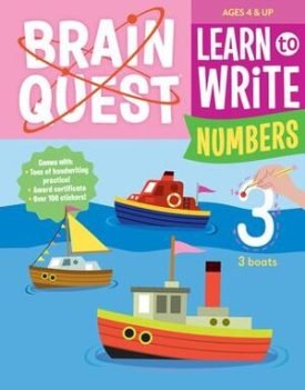 Brain Quest Learn To Write: Numbers -