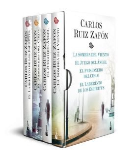 Estuche Tetralogía La Sombra Del Viento (Laberinto De Los Espiritus, Prisionero Del Cielo, Juego Del Ángel, Sombra Del Viento) - Carlos Ruiz Zafon
