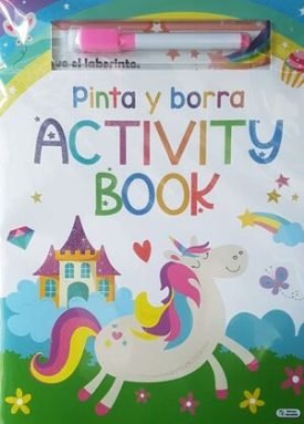 Pinta Y Borra Activity Book Unicornio Cpc208 -