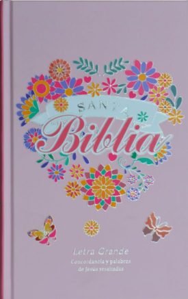 Santa Biblia RV60/TD Floral Rosa