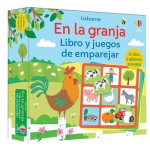 En La Granja (Libro Y Juegos De Emparejar)