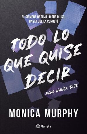 Lancaster 1. Todo Lo Que Quise Decir, Pero Nunca Dije