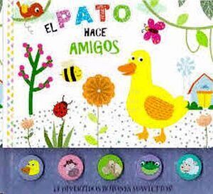 Pato Hace Amigos. Botones De Silicón