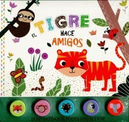 Tigre Hace Amigos. Botones De Silicón - Silver Dolphin