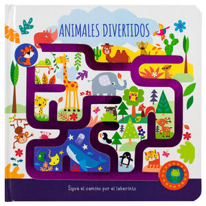 Sigue El Camino Por El Laberinto: Animales Divertidos