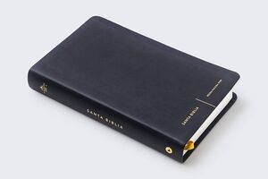 Rvr60, Santa Biblia, Premio Y Regalo, Letra Grande, Leathersoft, Negro, Palabras De Jesús En Rojo