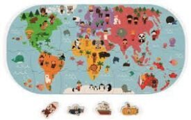 Mapa Del Mundo Para La Hora Del Baño