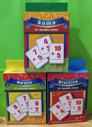 Tarjetas Ilustrativas Suma Resta Multiplicacion