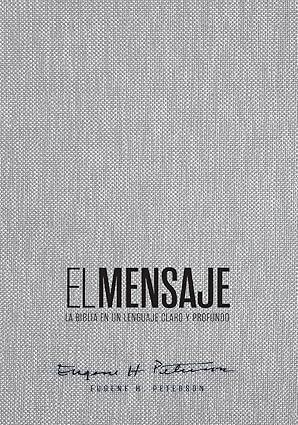 Biblia el Mensaje (Tapa Dura, Gris Tela)
