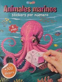 Animales Extremos con Stickers: Animales Marinos BAMAG0212