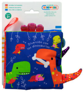 Libro de Tela para Bebés: Diversión con los Dinosaurios
