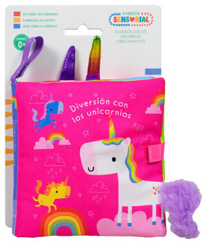 Libro de Tela para Bebés: Diversión con el Unicornios
